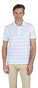Paul & Shark Fine Piqué Cotton Polo Shirt Linen Details Wit-Blauw