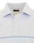 Paul & Shark Fine Piqué Cotton Polo Shirt Linen Details Wit-Blauw