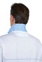 Paul & Shark Fine Piqué Cotton Polo Shirt Linen Details Wit-Blauw