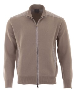 Paul & Shark Fresco Cotton Linen Details Vest Morel