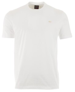 Paul & Shark Gold Shark Detailing T-Shirt White