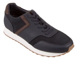 Paul & Shark Leather and Suede Sneakers Shoes Blue