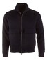 Paul & Shark Loropiana Cashmere Wool Full Zip Hybrid Jack Donker Blauw