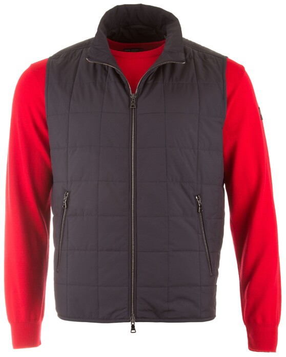Paul & Shark Luxury Microfiber Quilted Body-Warmer Navy