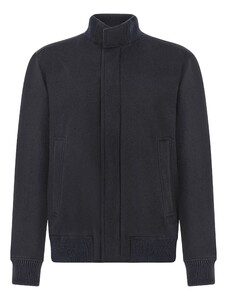 Paul & Shark Paolo Blouson in Loro Piana Green Storm System Cashmere Jack Dark Evening Blue