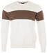 Paul & Shark Pima Block Crewneck Trui Off White