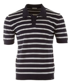Paul & Shark Pima Riviera Shaded Stripe Trui Navy
