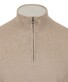 Paul & Shark Piuma Feather-Light Cotton Half Zip Trui Beige