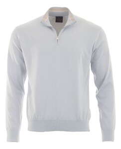 Paul & Shark Piuma Feather-Light Cotton Half Zip Trui Skyride