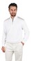 Paul & Shark Piuma Featherlight Cotton Half Zip Trui Blanc De Blanc