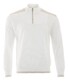 Paul & Shark Piuma Featherlight Cotton Half Zip Trui Blanc De Blanc