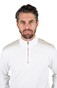 Paul & Shark Piuma Featherlight Cotton Half Zip Trui Blanc De Blanc