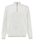 Paul & Shark Piuma Featherlight Cotton Half Zip Trui Blanc De Blanc