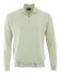 Paul & Shark Piuma Featherlight Cotton Half Zip Trui Meadow Mist