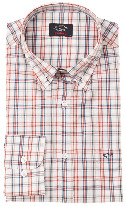 Paul & Shark Plaid Twill Check Overhemd Multicolor
