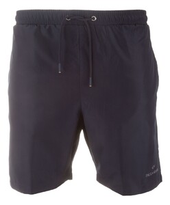 Paul & Shark Portofino Swim Shorts Reflective Logo Dark Evening Blue