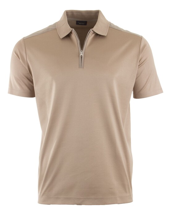 Paul & Shark Re4x4 Stretch Details Aqua Touch Polo Zand