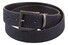 Paul & Shark Reversible Sharks Leather Belt Black Iris