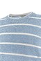 Paul & Shark Riviera Urukai Linen-Cotton Blend Crewneck Trui Blue Bonnet