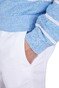 Paul & Shark Riviera Urukai Linen-Cotton Blend Crewneck Trui Blue Bonnet