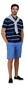 Paul & Shark Shark badge Jaspé Cotton Piqué Polo Blauw