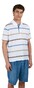 Paul & Shark Shark badge Jaspé Cotton Piqué Polo Wit