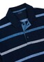 Paul & Shark Shark badge Jaspé Cotton Piqué Poloshirt Blue