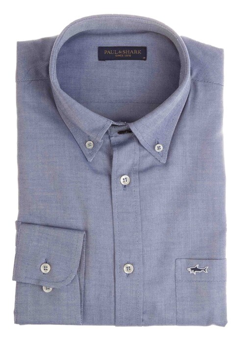 Paul & Shark Shark Basic Oxford Overhemd Navy