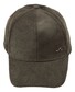 Paul & Shark Shark  Fin Corduroy Baseball Cap Forest Night