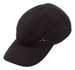 Paul & Shark Shark Fin Knit Baseball Cap Black
