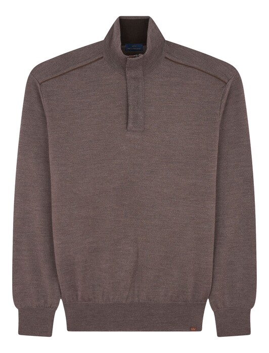 Paul & Shark Shark Tag Merino Extrafine Half Zip Pullover Falcon
