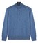 Paul & Shark Shark Tag Merino Extrafine Half Zip Pullover Vintage Indigo
