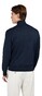 Paul & Shark Shark Tag Merino Extrafine Half Zip Trui Donker Blauw