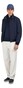 Paul & Shark Shark Tag Merino Extrafine Half Zip Trui Donker Blauw