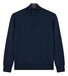 Paul & Shark Shark Tag Merino Extrafine Half Zip Trui Donker Blauw