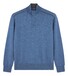 Paul & Shark Shark Tag Merino Extrafine Half Zip Trui Vintage Indigo