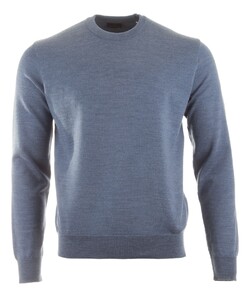 Paul & Shark Shark Tag Summer Wool Crewneck Pullover Infinity Blue