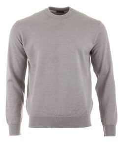 Paul & Shark Shark Tag Summer Wool Crewneck Pullover Light Grey
