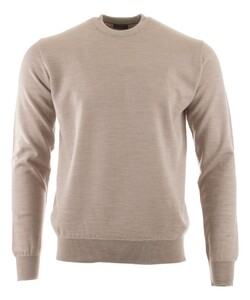 Paul & Shark Shark Tag Summer Wool Crewneck Pullover Light Sand