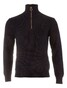 Paul & Shark Shark Tag Tech Wool Half Zip Trui Blue Nights