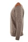 Paul & Shark Shark Tag Velvet Soft Cool Touch Wool Crewneck Trui Driftwood