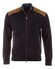 Paul & Shark Shark Tag Velvet Soft Cool Touch Wool Full Zip Vest Donker Blauw