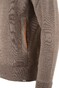 Paul & Shark Shark Tag Velvet Soft Cool Touch Wool Full Zip Vest Driftwood