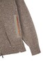 Paul & Shark Shark Tag Velvet Soft Cool Touch Wool Full Zip Vest Driftwood