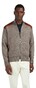 Paul & Shark Shark Tag Velvet Soft Cool Touch Wool Full Zip Vest Driftwood