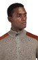 Paul & Shark Shark Tag Velvet Soft Cool Touch Wool Full Zip Vest Driftwood