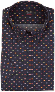 Paul & Shark Signal Flags Pattern Overhemd Navy