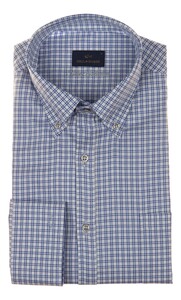 Paul & Shark Silver Collection Cotton Twill Shirt Light Blue