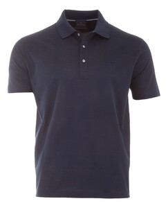 Paul & Shark Silver Collection Fine Piqué Cotton Polo Donker Blauw