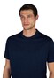 Paul & Shark Silver Collection Fine Piqué Cotton T-Shirt Dark Evening Blue